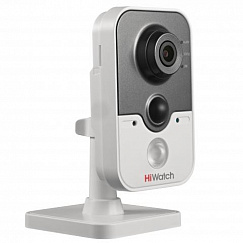 HiWatch DS-I114W (4 mm) Видеокамера IP 4-4мм цветная корп.:белый