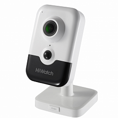 HiWatch DS-I214W (B) (2.8 mm) Видеокамера IP 2.8-2.8мм цветная корп.:белый